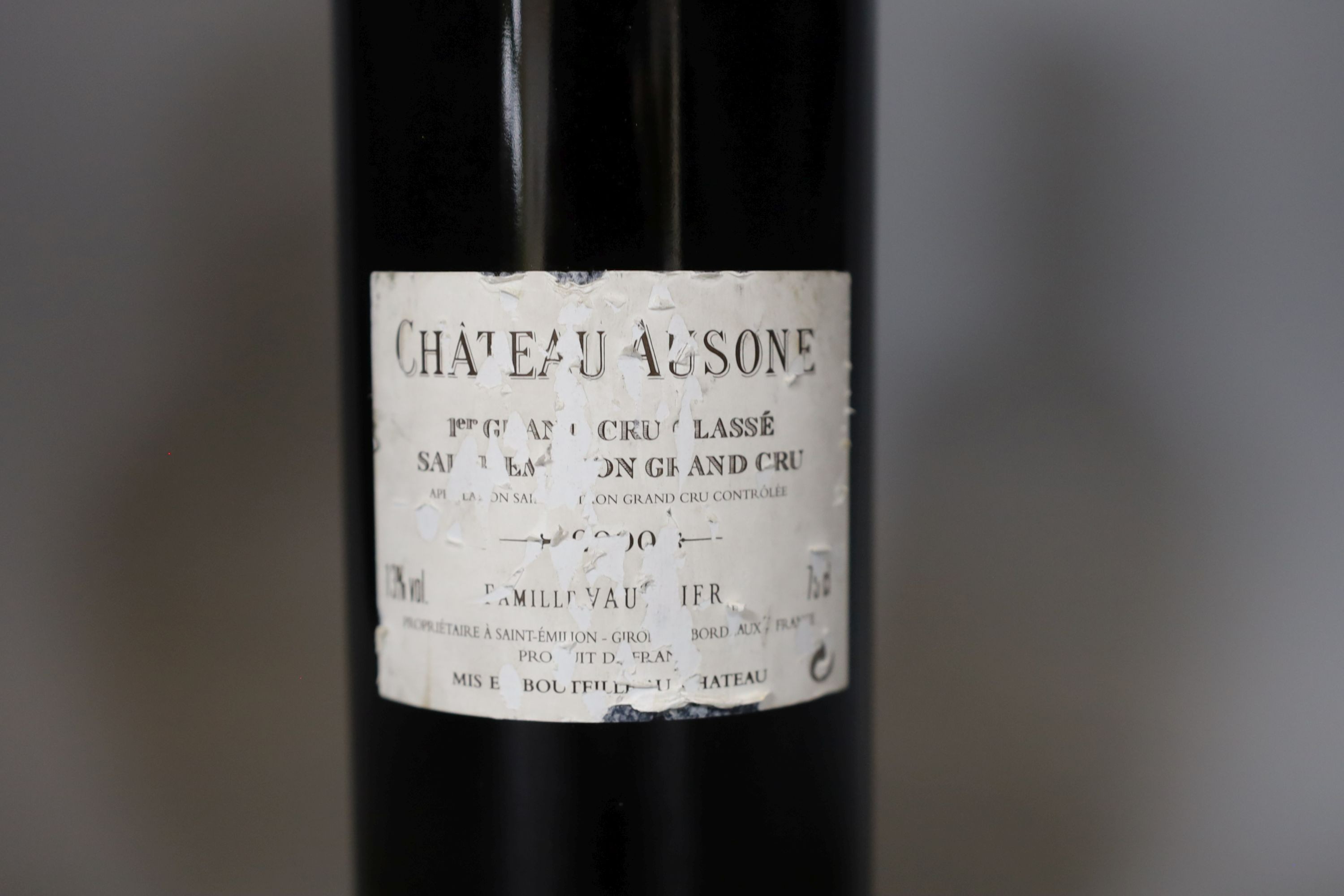 A bottle of Chateau Ausone-St Emilion 1er GCC 75cl